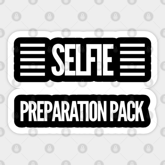 Selfie Preparation Pack Sticker by That Cheeky Tee